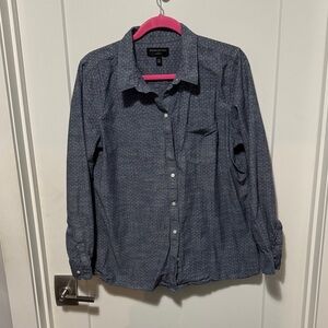 Banana Republic XL Polka Dots Button-Up Shirt